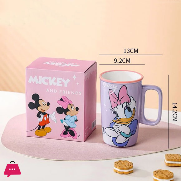 Disney Cartoon Mickey Mouse & Donald Duck Mug with Good Looks To Give Friends Birthday Gifts