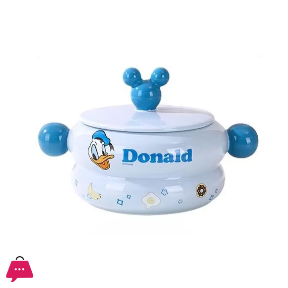 Disney Mickey Minnie Series Ceramic Tableware Cartoon Donald Duck Daisy New Home Bowl