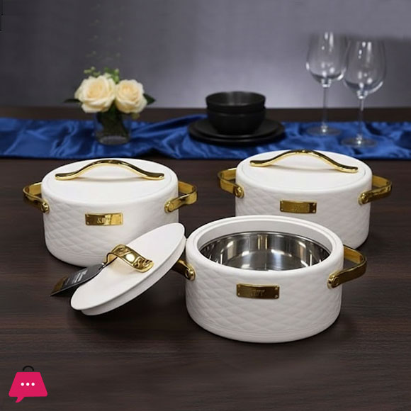 High Quality 3 Pcs Hot Pot Set 1.5L/2L/2.5L