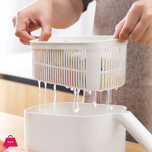 Ecoco Multifunctional Vegetable Cutter Cutting and Washing Tool Vegetable Cutter