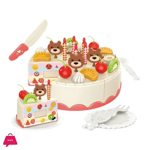 Pretend Play Bear Delicious Part Cake