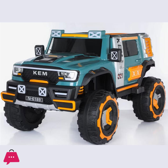 12V KEM Electric Children Rechargeable Car Kids Electric Car with 4-Rubber Wheel for Children - 6189