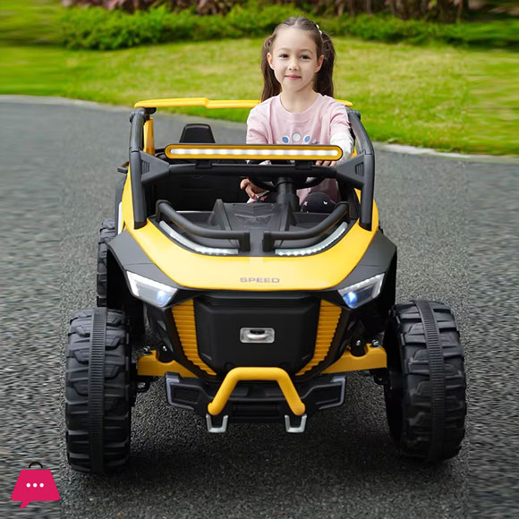 12V Electric Ride-On Toy Car for Kids 2-10 Years