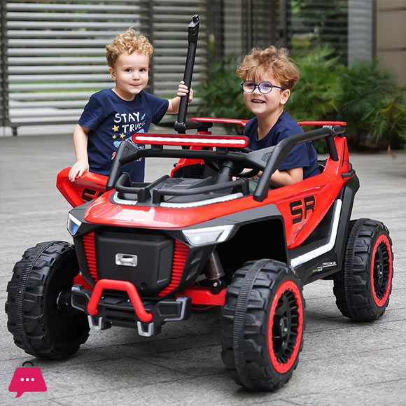 12V Electric Ride-On Toy Car for Kids 2-10 Years