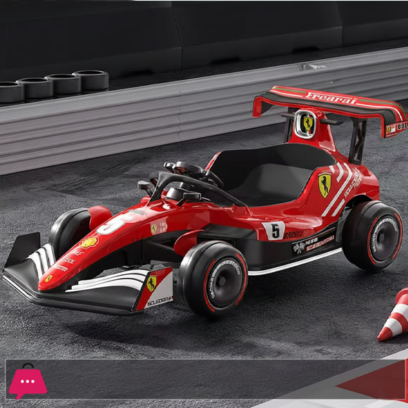 24V Childrens Formula F1 Ride on Car Electric Remote Control Four-Wheel Go-Kart Drifting Car