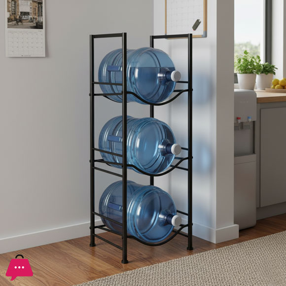 Shopino 3 Gallon Water Bottle Holder Heavy Duty Water Bottle Rack