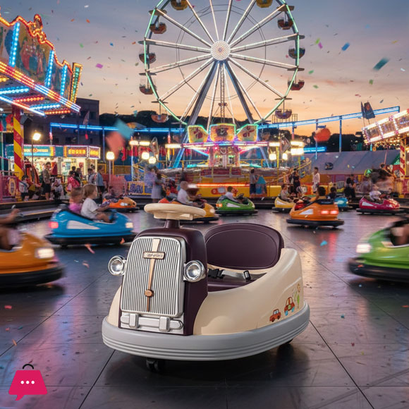 360 Degree Rotating Bumper Car For Kids