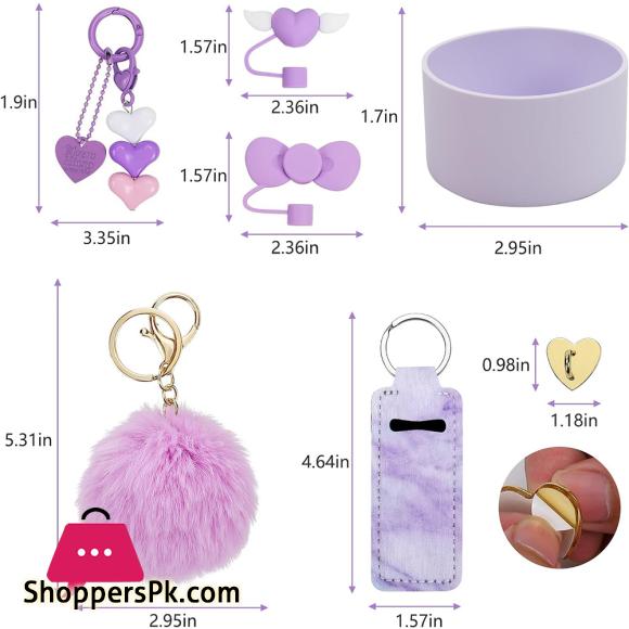 7PCS Tumbler Decoration Accessories Set - Cute & Aesthetic Drinkware Charms
