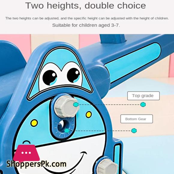Children Double Rocker Seesaw Indoor Outdoor Toys Plane Seesaw