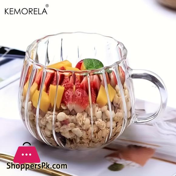 Pumpkin Shaped Glass Cups High Borosilicate Glass Water Cup 300ml