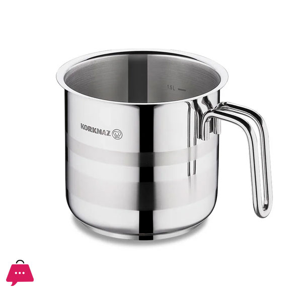 Korkmaz Astra 2 Milk Pan 14x14 - 2.0 ltr