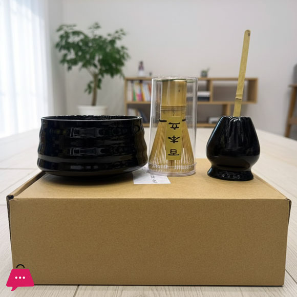 Bamboo Matcha Tea Whisk Bowl Matcha Whisk Bamboo Matcha Set 4Pc