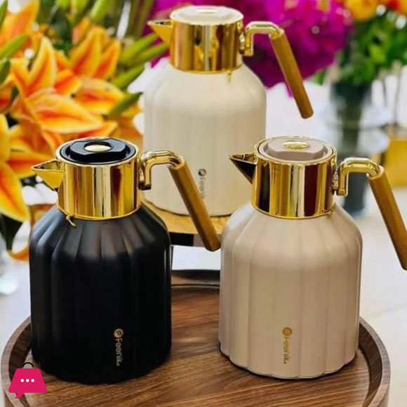Feenika Vacuum Flask Tea And Coffee Pot 1Liter Thermos