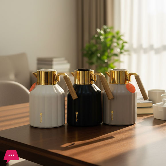 Feenika Vacuum Flask Tea And Coffee Pot 1Liter Thermos