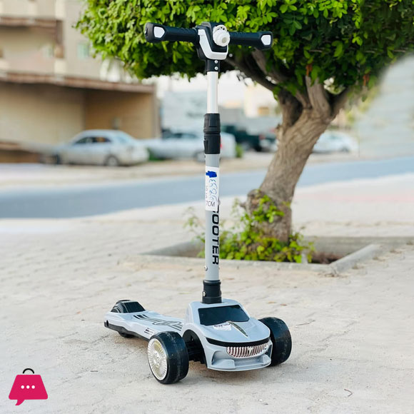 Kids Boy Girl Foldable Scooter Scooty With Wheels Lights and Music Imported
