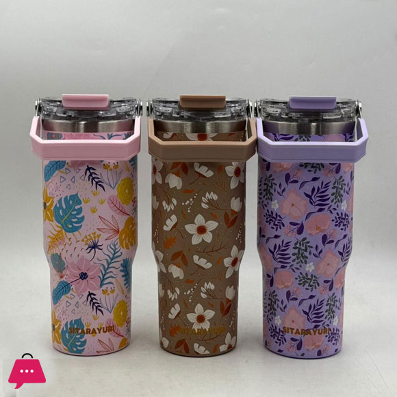Sitarayuri Stainless Steel Thermo Bottle Keep Cold and Hot Thermal Water Bottle Tumbler 900ML
