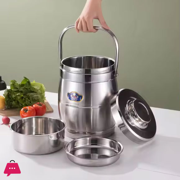 Stainless Steel Thermal Lunch Box Bento Lunch Box Stainless Steel Container with Lid