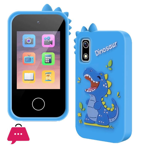 1080p 48MP Digital Camera with 2.8 Inch IPS Screen Small Portable Digital Video Camera for Girls 3-12 Years Old Birthday Time Parts Dinosaur