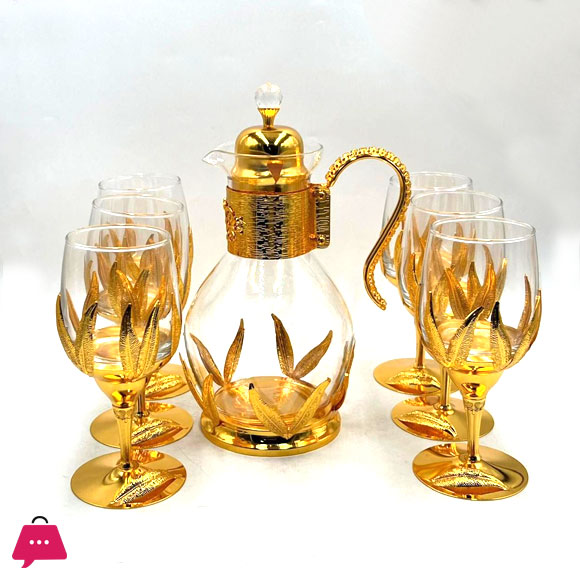 7 Pcs Luxury Glass Water Set Juice Jug & Glass Set