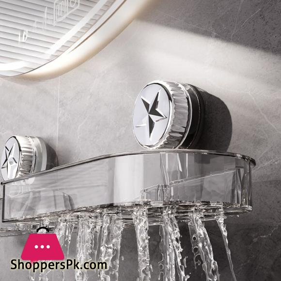 Five-pointed Star Suction Cup Faucet Countertop Sink Mirror-front Bathroom Wall-mounted Drip-drying Rack Without Drilling Holes