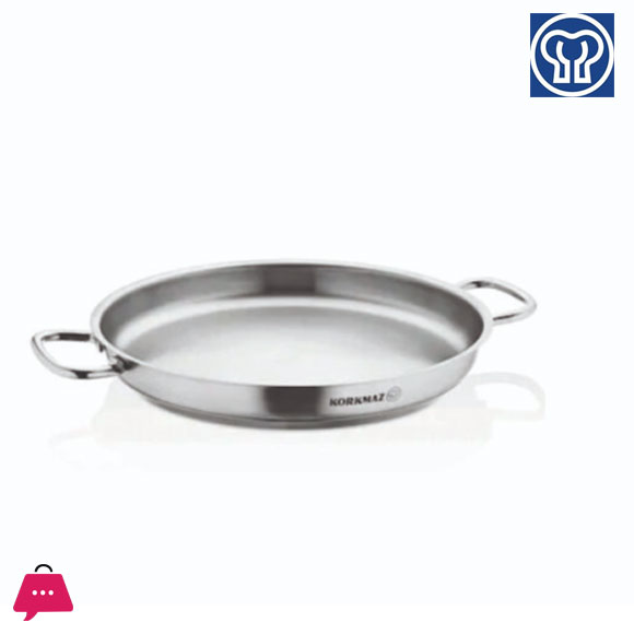KORKMAZ Stainless Steel Omelette Pan Ø32 CM - A1189