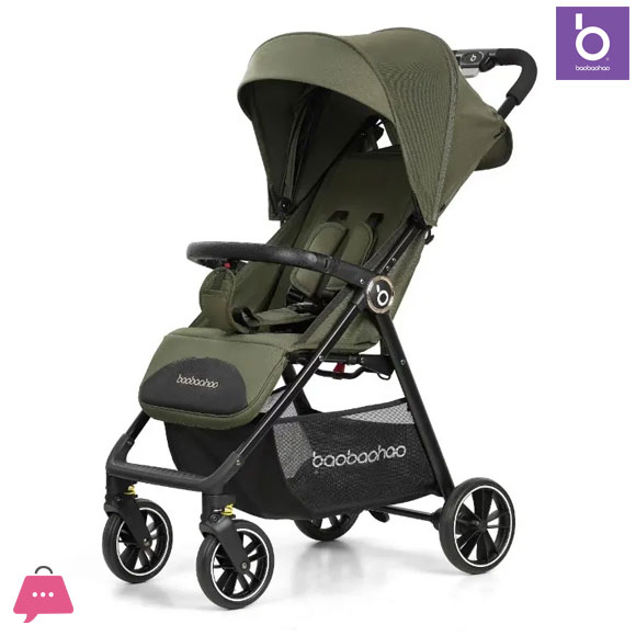 Baobaohao Lightweight Baby Stroller One Click Collection Can Sit or Lie Down Portable and Lightweight Baby Stroller A5
