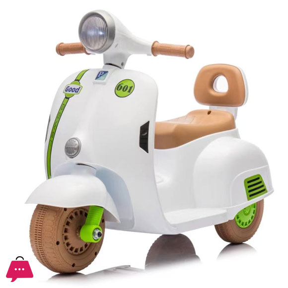 Childrens Electric Vespa Kids Bike Baby Toy for Driving Adventures for 3-6 Years