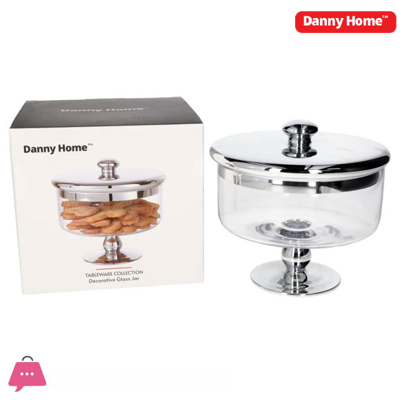 Danny Home Decorative Cookie Glass Jar 17.5cm