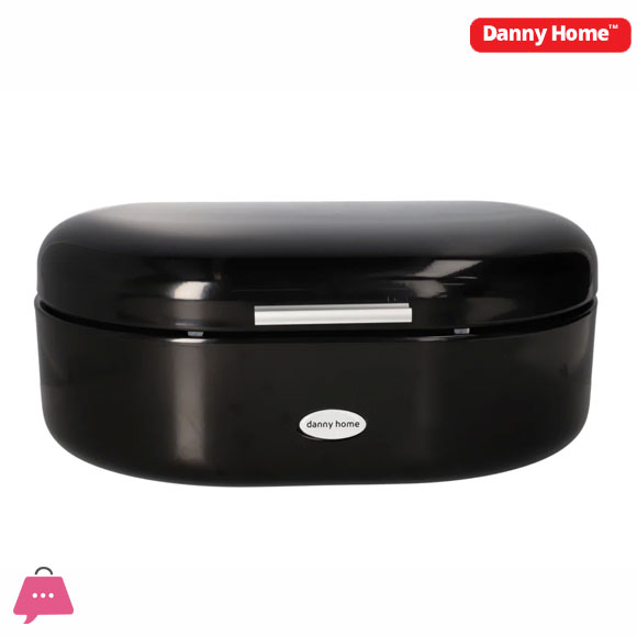 Danny Home Stainless Steel Bread Bin 33cm