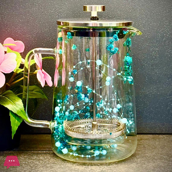 Double Wall French Press Coffee Maker Heat-Resistant Glass Teapot