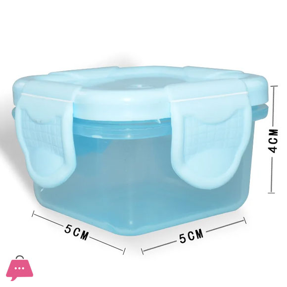 Food Storage Container Small Storage Box with Leakproof Lid Pack of 4