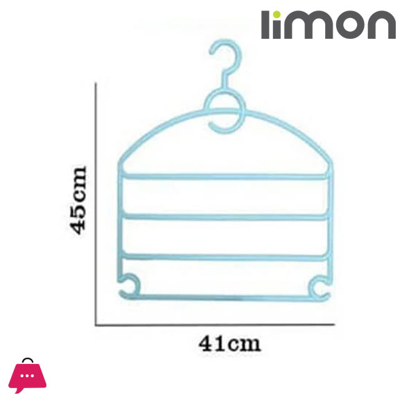 Imperial 4 Layer Scarf Hanger, Multi Layer Hanger For Clothes, Multipurpose Magic Hanger