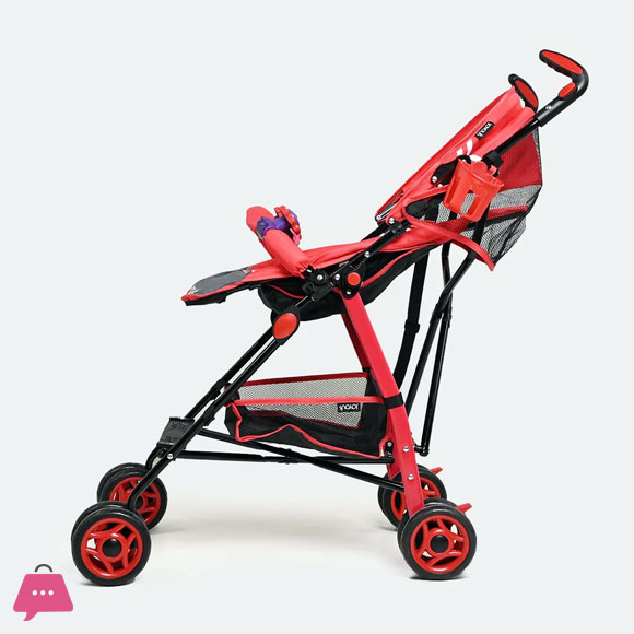 Joyous Baby Stroller Buggy Fold Travel Buggy Red -S306
