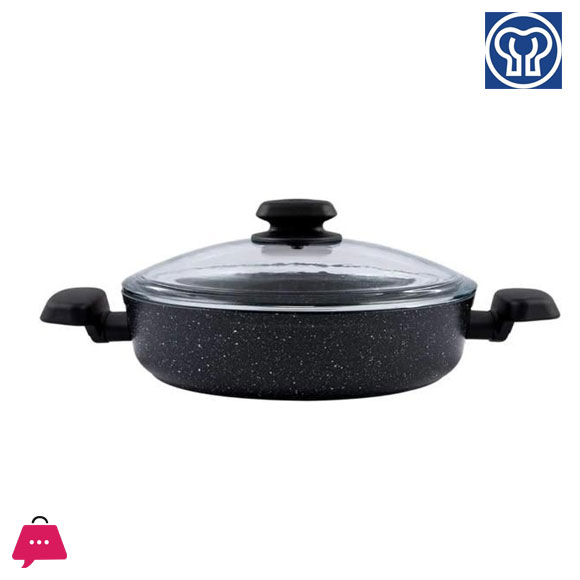 Korkmaz A1843 Ornella Alu. Low Casserole 24x6.5 cm / 2,5 Lt