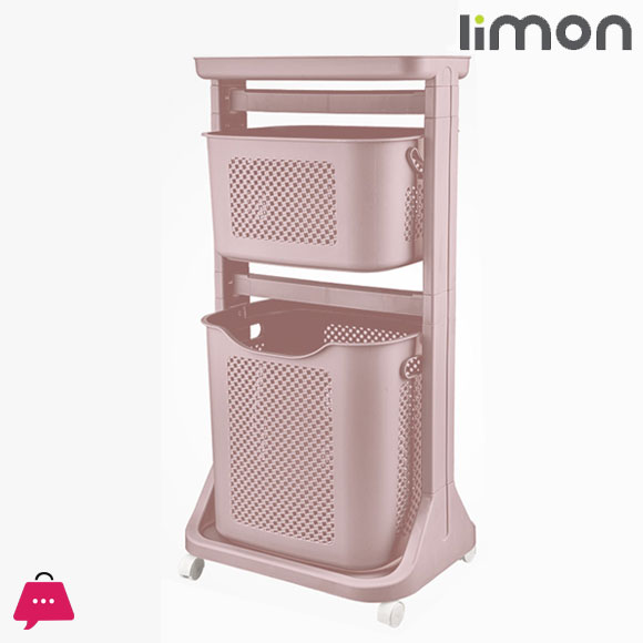 Limon 2 Floor Laundry Basket Knit Design