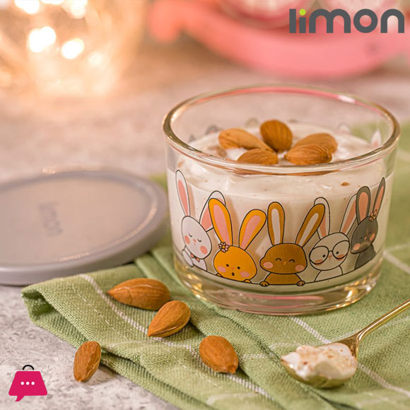 Limon Glass Container With Lid 190ml
