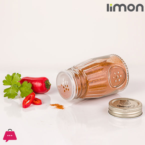 Limon Glass Jar with Steel Lid - Iran Made