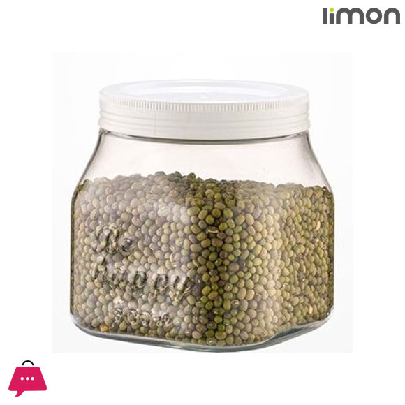 limon Glass Square Pet Spice Jar 800ml