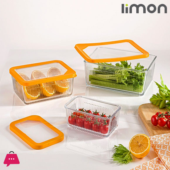 Limon Rectangle Glass Container Microwave and Oven Safe