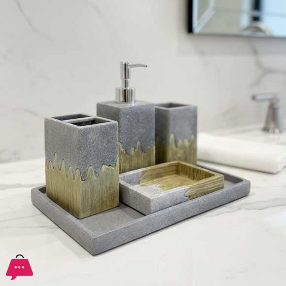 Modern Bathroom Accessories Set 5-PCS