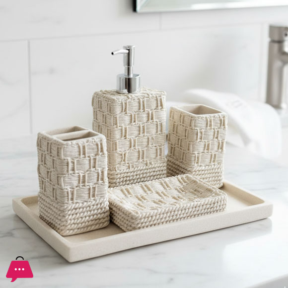 Modern Bathroom Accessories Set 5-PCS