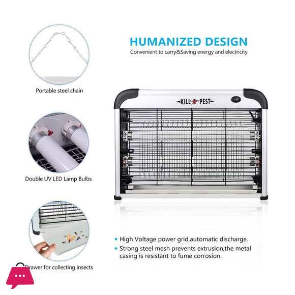 Moil KRI KRI Automatic Insect Killer Mosquito Killer Machine Insect Killer Lamp 20W