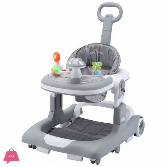 Multifunctional Mushroom Baby Walker With Push Bar MY-816