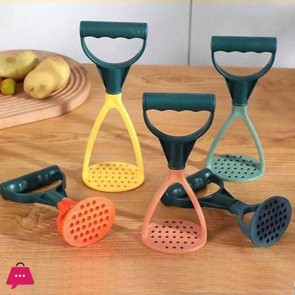 Potato Masher Plastic Manual Kitchen Tools Multicolor