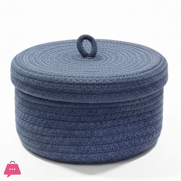 Roti Storage Woven Basket with Lid