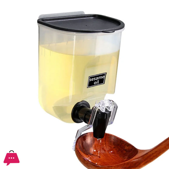 Self-adhesive Wall-Mounted Oil Dispenser - 800ml