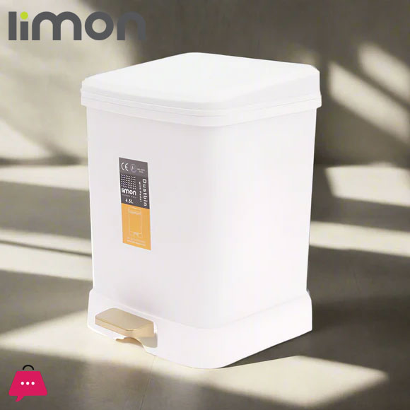 Smart Bin – 4.5L Pedal-Operated Trash Can with Detachable Basket (1997)