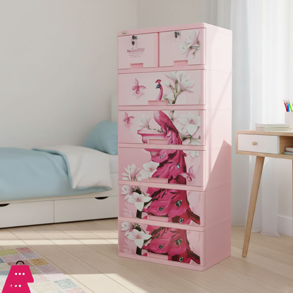 Sonati Peacock Wardrobe Drawer 5+2
