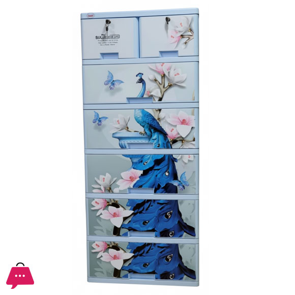 Sonati Peacock Wardrobe Drawer 5+2