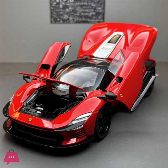 1:24 Ferrari Daytona SP3 Convertible Die-Cast Vehicles Alloy Model Car Toys For Gift Collection